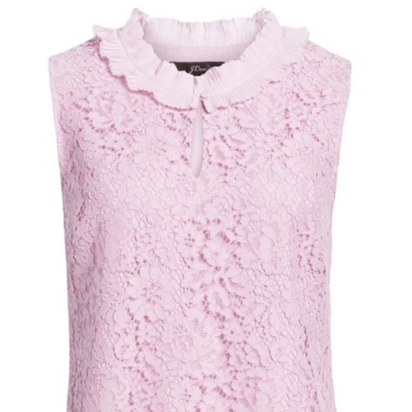 🌸🌷Lace Ruffle Sleeveless Tank Top Lilac🌸🌷 - Picture 6 of 6